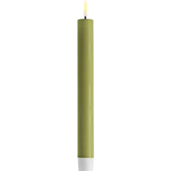 Deluxe Homeart LED 2er Set Stabkerze Real Flame