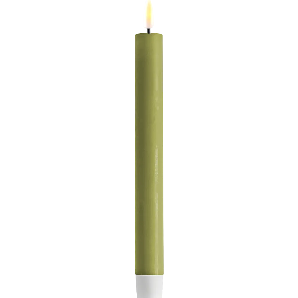 Deluxe Homeart LED 2er Set Stabkerze Real Flame