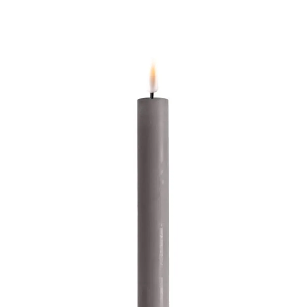 Deluxe Homeart LED 2er Set Stabkerze Real Flame