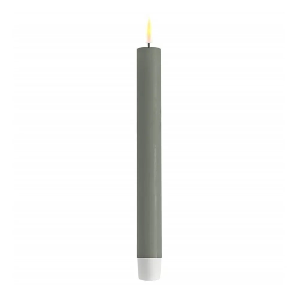 Deluxe Homeart LED 2er Set Stabkerze Real Flame