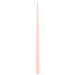 Deluxe Homeart LED Stabkerze mit Lack Real Flame 2er Set