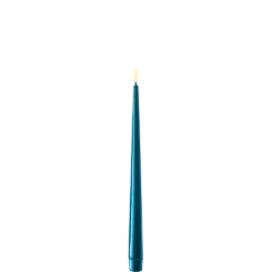 Deluxe Homeart LED Stabkerze mit Lack Real Flame 2er Set