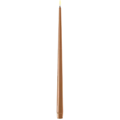Deluxe Homeart LED Stabkerze mit Lack Real Flame 2er Set