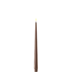Deluxe Homeart LED Stabkerze mit Lack Real Flame 2er Set