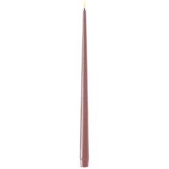 Deluxe Homeart LED Stabkerze mit Lack Real Flame 2er Set