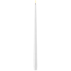 Deluxe Homeart LED Stabkerze mit Lack Real Flame 2er Set