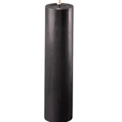 Deluxe Homeart LED Stumpenkerze Real Flame schwarz