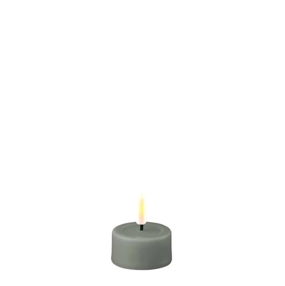 Deluxe Homeart LED Teelicht im 2er Set mit Real Flame