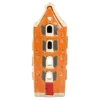 Det Gamle Apotek Lichthaus Keramikhaus altes Stadthaus orange