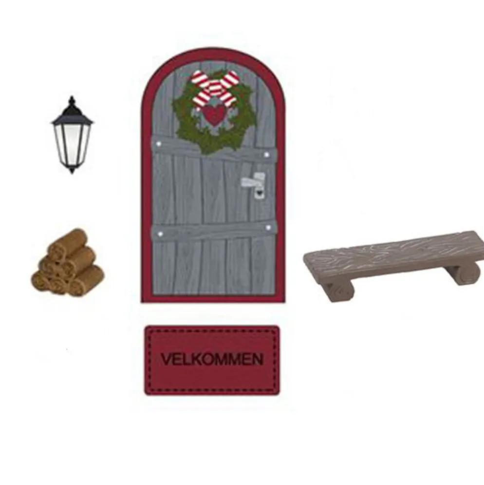 Det Gamle Apotek Wichteltür-Set 5-teilig mit Zubehör