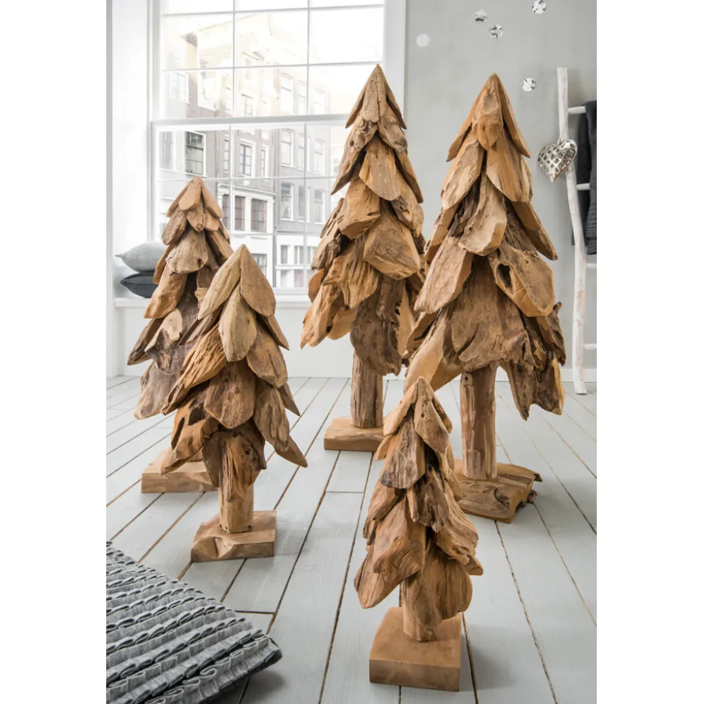 Faktorei Deko Weihnachtsbaum Teakholz