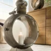 Faktorei Vintage-Metall Laterne silber