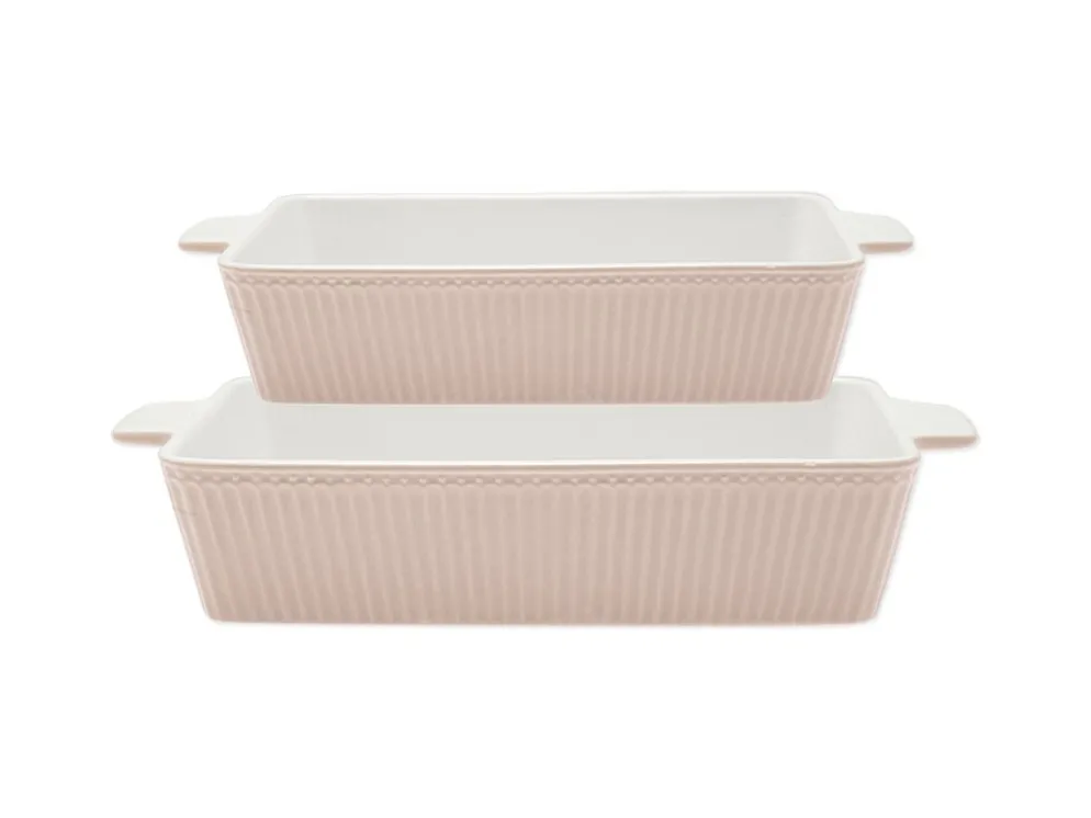 GreenGate Auflaufform Alice rechteckig 2er Set