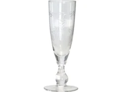 GreenGate Champagner Glas Sektglas mit Schliff