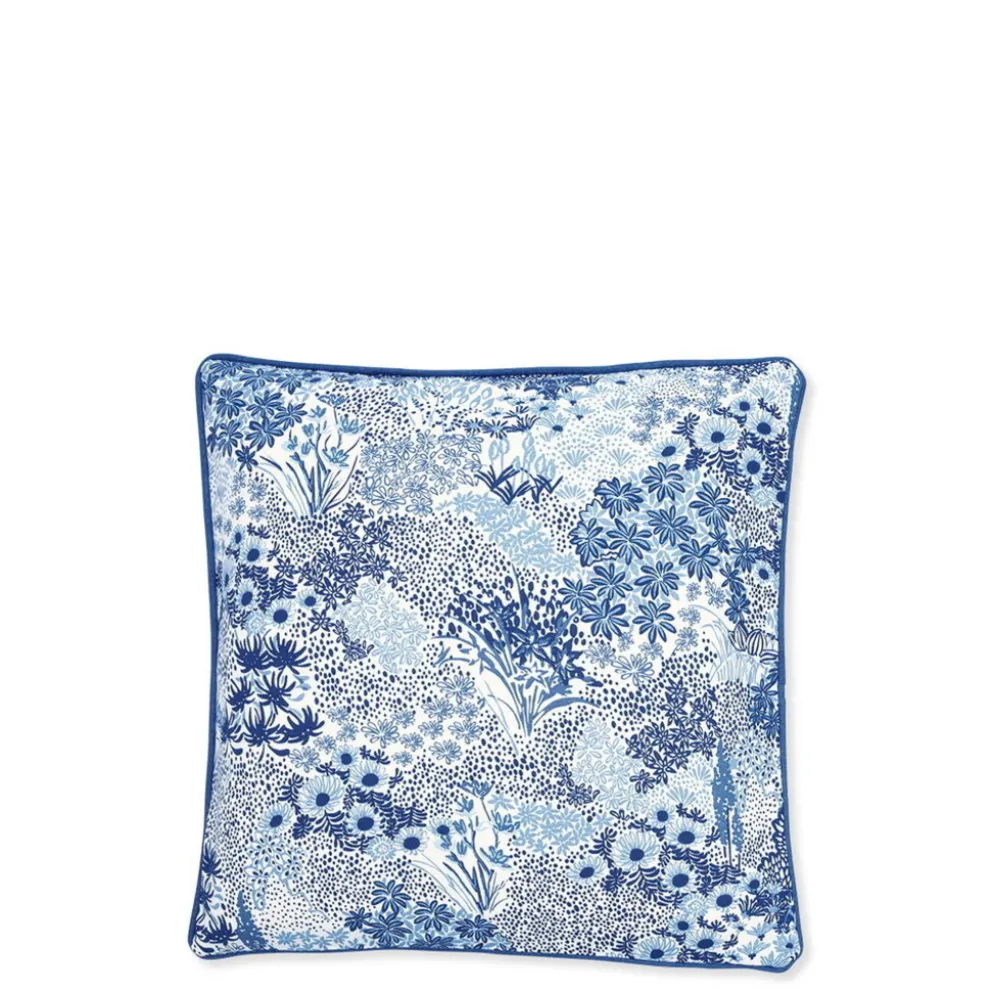 GreenGate Kissenbezug Kristel Blumenmuster blue
