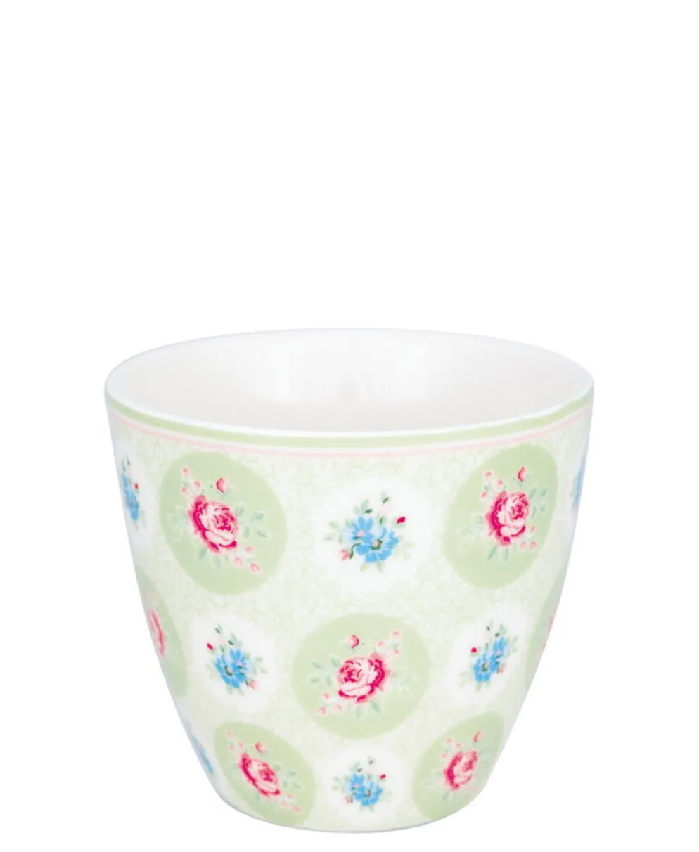 GreenGate Latte Cup Elle pale green