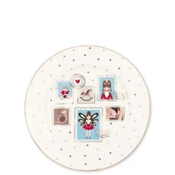 GreenGate Teller Xmas Letter white