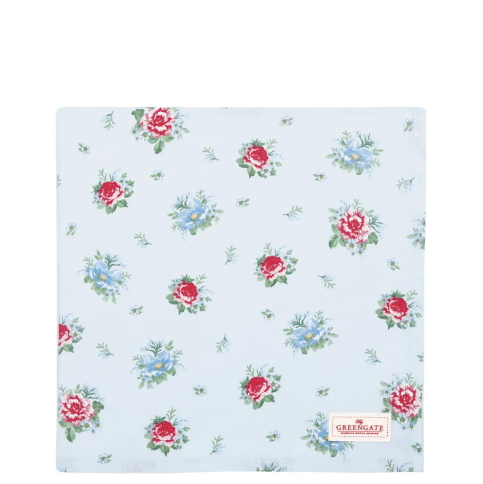 GreenGate Tischdecke Alivia Hellblau 150x150 cm