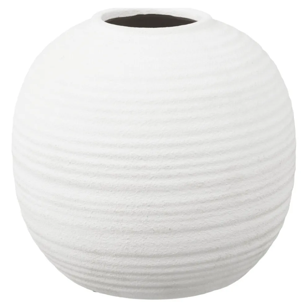 House Nordic Große Bodenvase Weiß