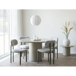 House Nordic Große Bodenvase Weiß