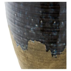 House Nordic Keramik-Bodenvase Dunkelblau