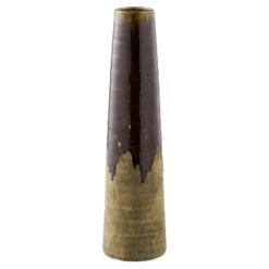 House Nordic Keramik Vase Braun