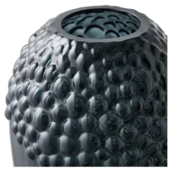 House Nordic Skandinavische Vase Glas, dunkelgrau