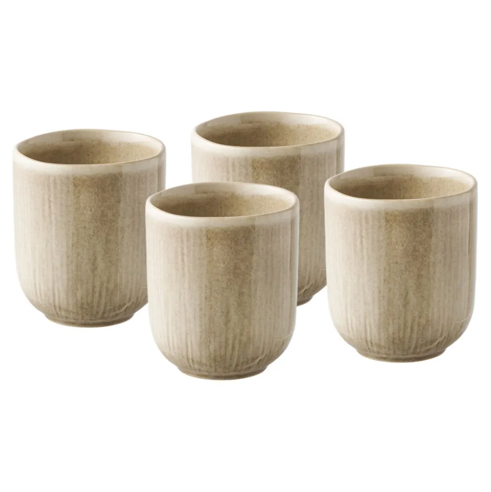 House Nordic Viola Mug Mug Grau 4er Set