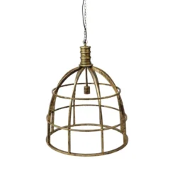 HSM Collection Hängelampe Gold Metall
