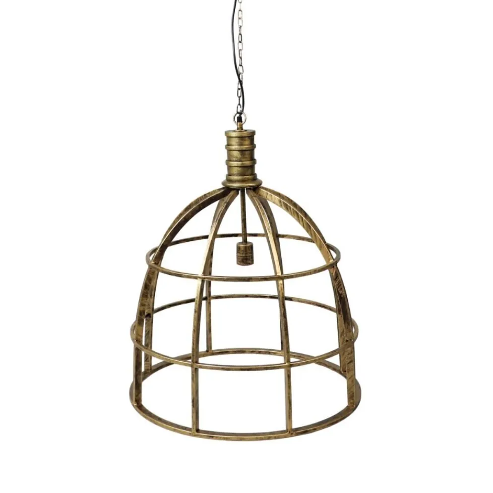 HSM Collection Hängelampe Gold Metall