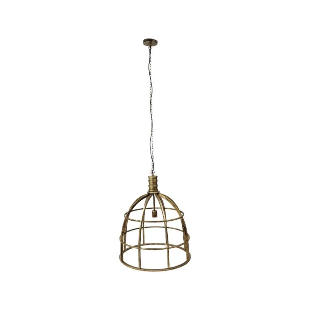HSM Collection Hängelampe Gold Metall