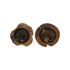 HSM Collection Obstschale Teakholz mit Epoxy