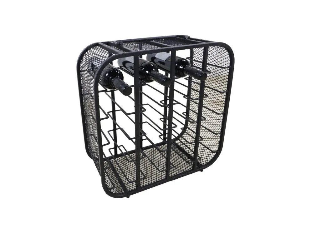 HSM Collection Stehendes Weinregal aus Metall