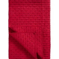 IB Laursen Baumwoll-Quilt mit Kreuzstichen