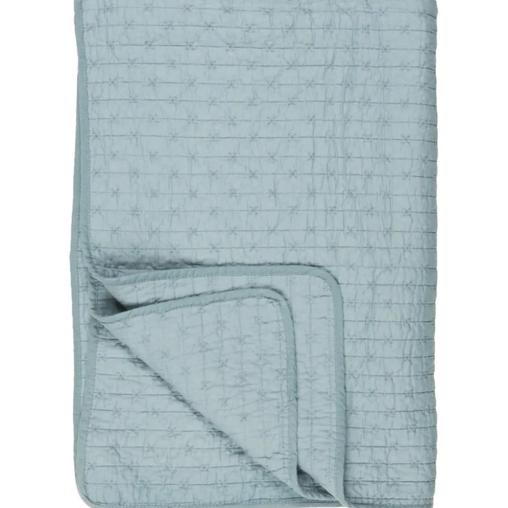 IB Laursen Baumwoll-Quilt mit Kreuzstichen
