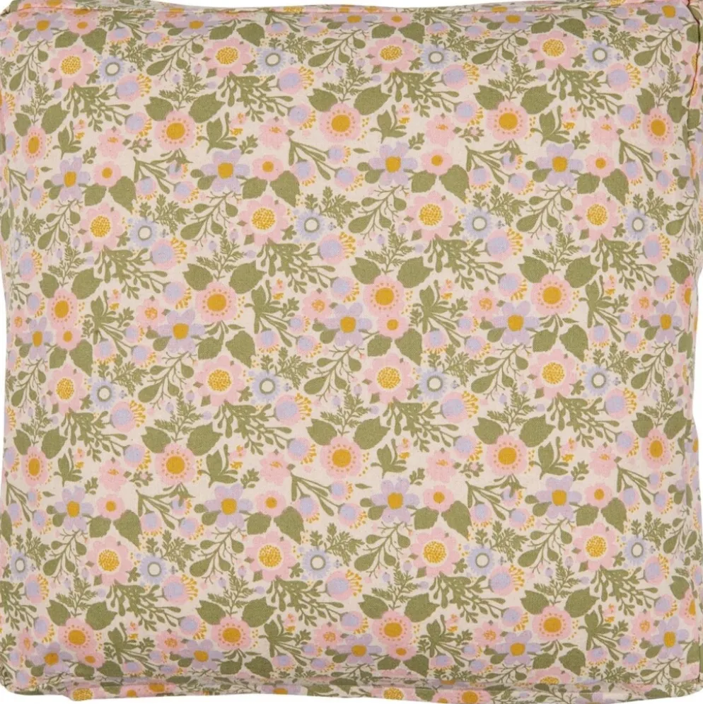 IB Laursen Boxkissenbezug Signe mit Bunten Blumen