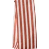 IB Laursen Buntfalttüte mit Streifen Textil-Look