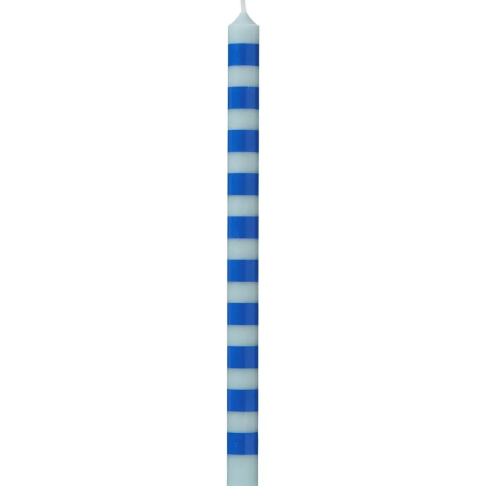 IB Laursen Gestreifte dünne Kerze 20 cm