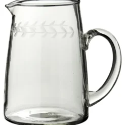 IB Laursen Glaskanne Blätterranke mit Henkel 800 ml