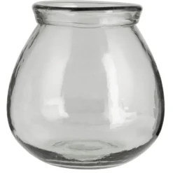 IB Laursen Glas Vase mit großer Öffnung, mundgeblasen