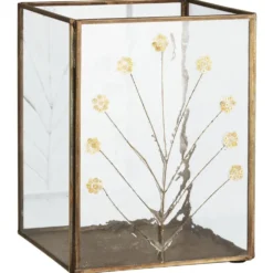 IB Laursen Kerzenhalter mit Paillettenblumen