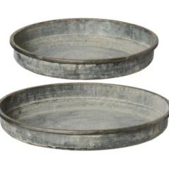 IB Laursen Kerzentablett Pflanztablett Urban Garden - 2er Set