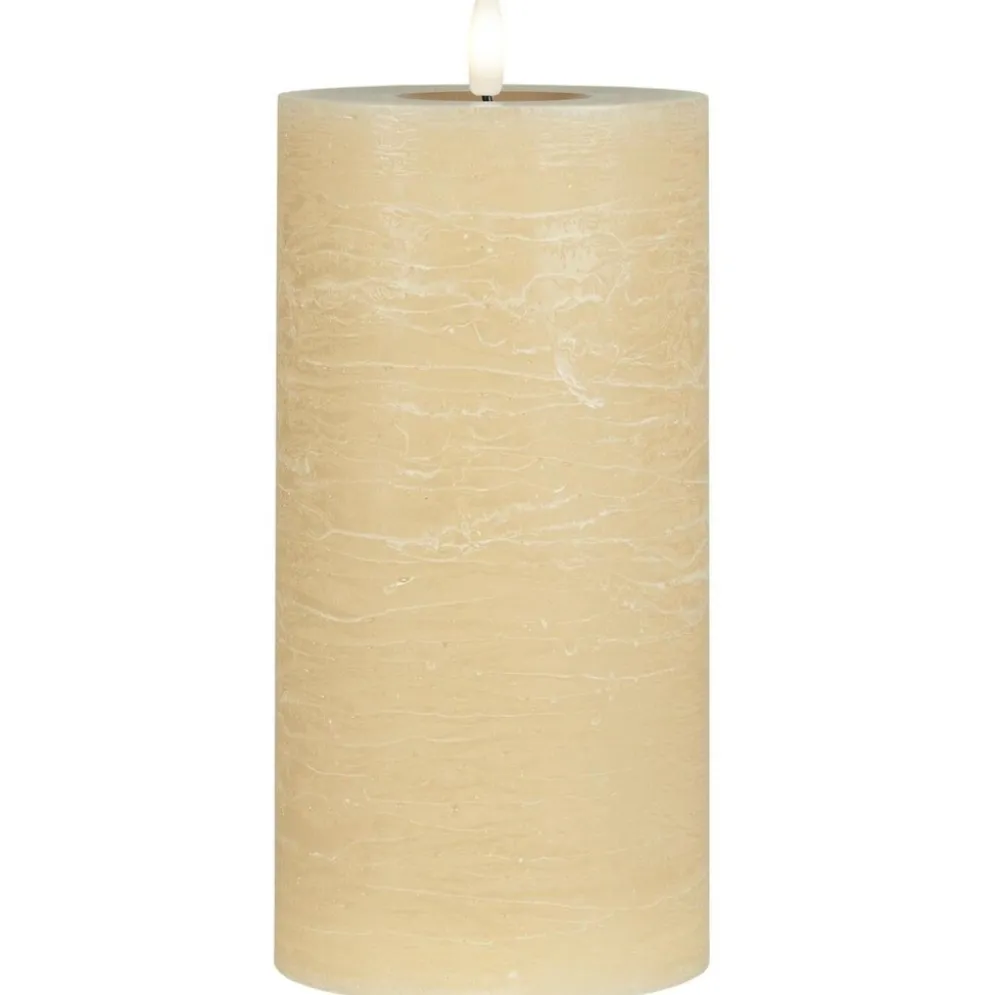 IB Laursen LED-Stumpenkerze mit warmer Flamme