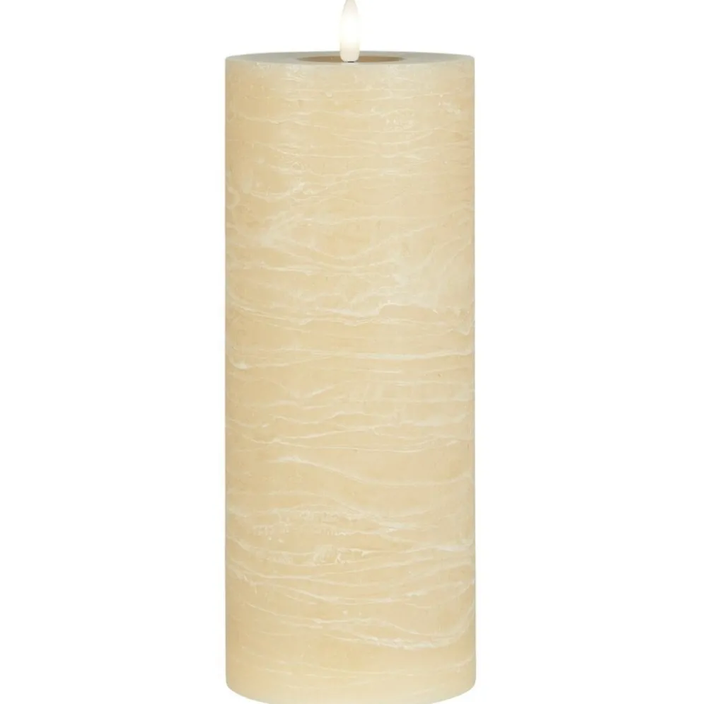 IB Laursen LED-Stumpenkerze mit warmer Flamme