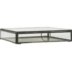 IB Laursen Längliche Glasbox mit Deckel Solitaire