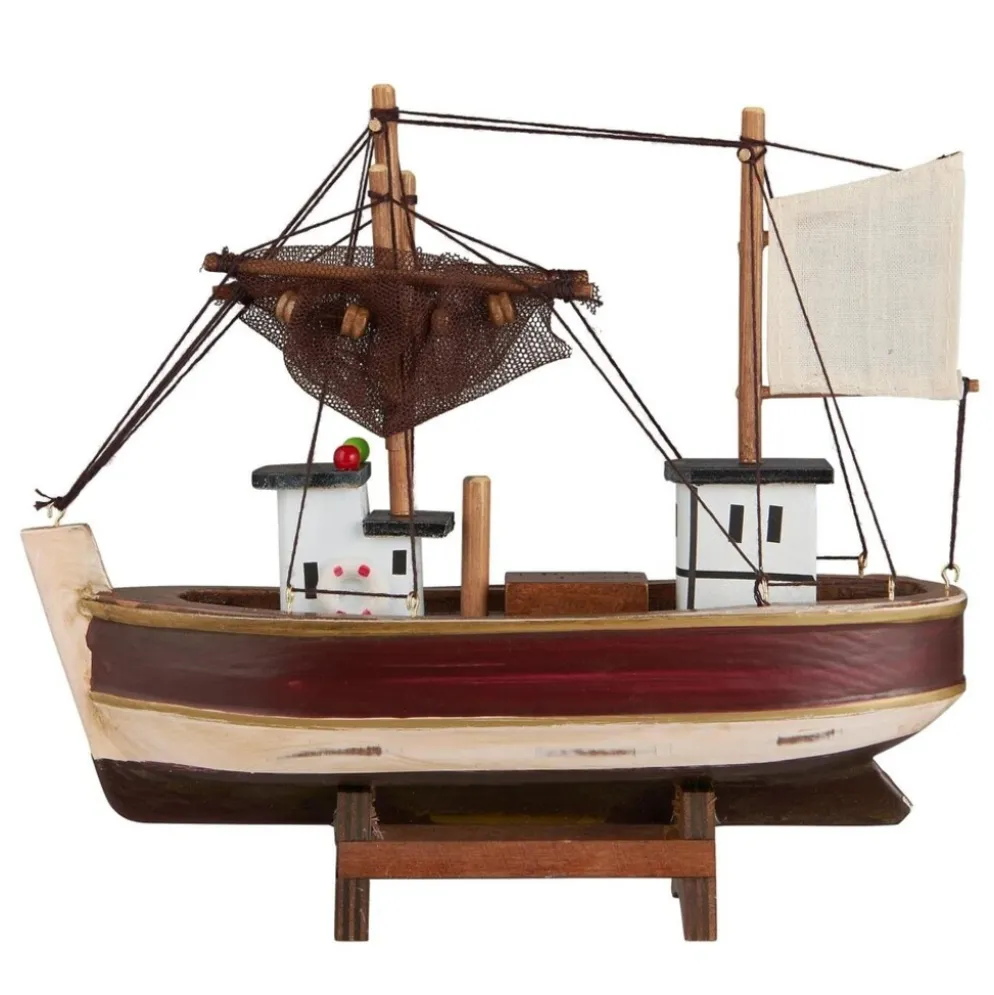IB Laursen Maritimer Deko Kutter aus Holz