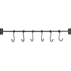 IB Laursen Metall Hakenleiste mit 6 S-Haken