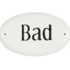 IB Laursen Metallschild Bad