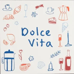 IB Laursen Metallschild Dolce Vita