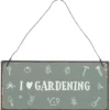 IB Laursen Metallschild I love gardening
